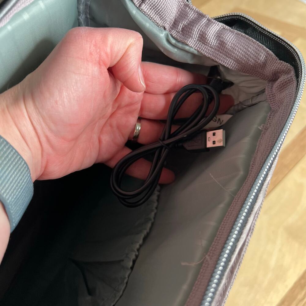 Empsign Diaper Bag Backpack Portable Bassinet Changing Station Waterproof USB - Picture 4 of 10